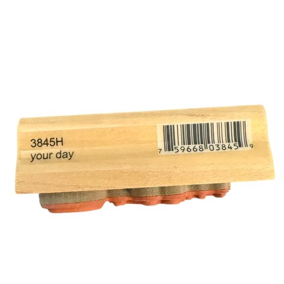 Penny Black Your Day 3845H Happy Birthday Rubber Stamp NEW - Picture 2 of 3